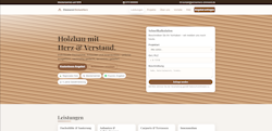 Beispiel: Zimmerei-Website (Handwerk)